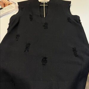 Alexander Wang Black Textured Dress